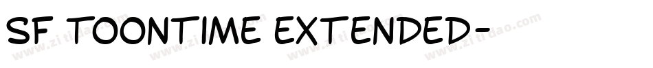 SF Toontime Extended字体转换
